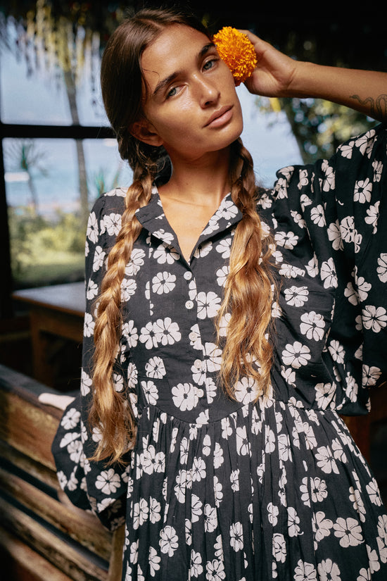 Anika Maxi Dress ~ White Cosmos