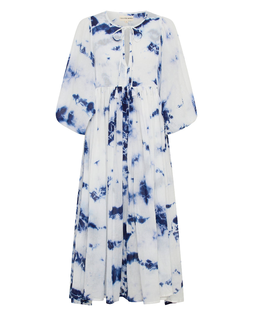 Kyra Midi Dress ~ Deep Sea