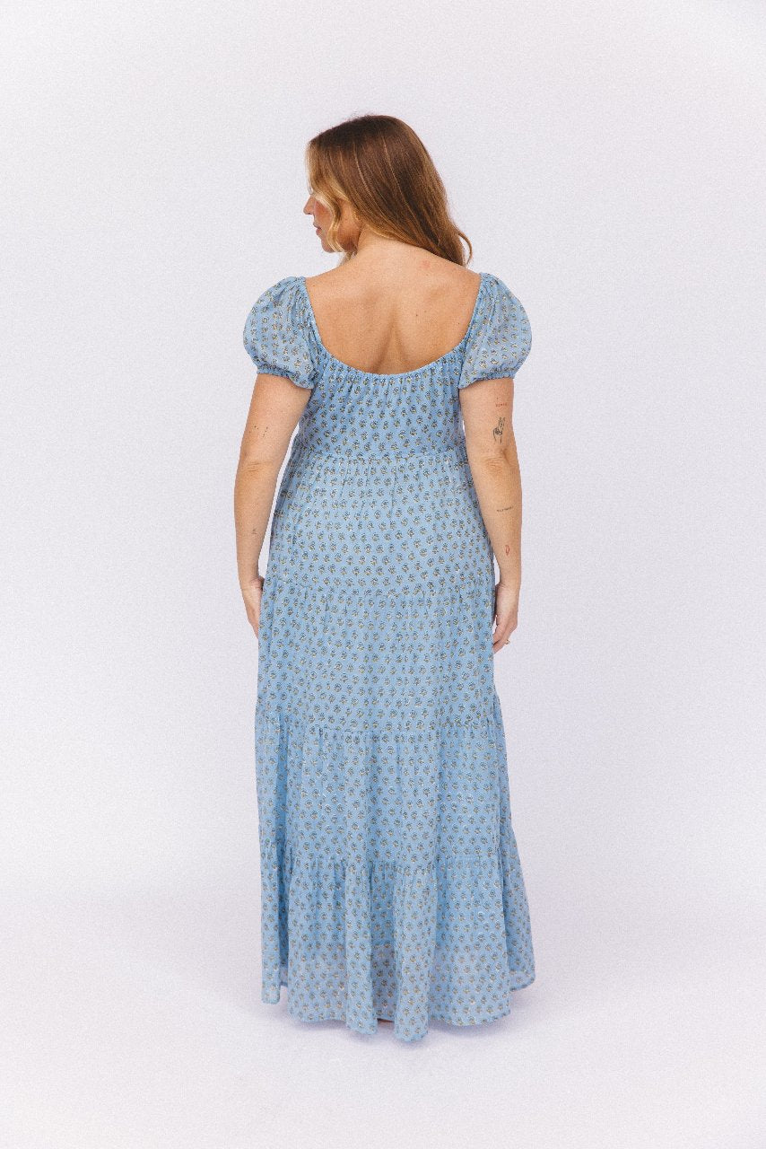 Sita Maxi Dress ~ Bluebell