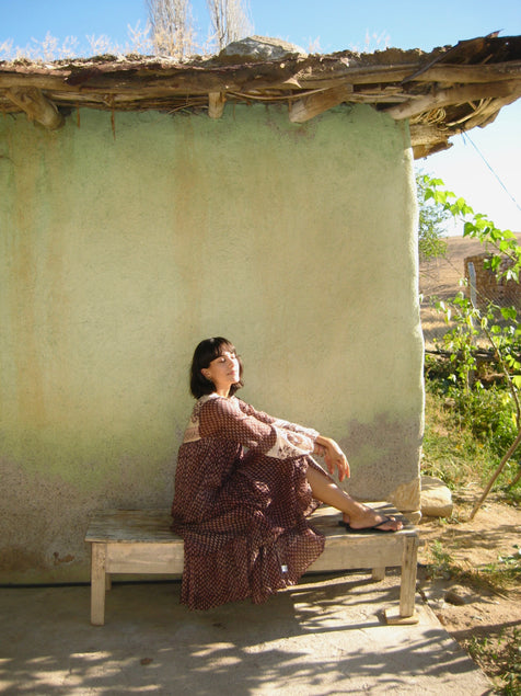 Rooh Maxi Dress ~ Cacao