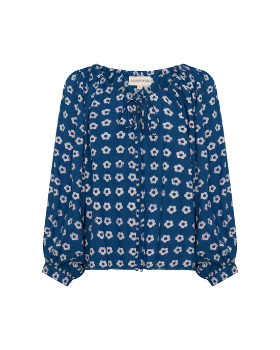 Zahra Blouse ~ Indigo