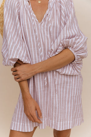 Poet Mini Dress ~ Vanilla