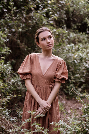 Uma Maxi Dress ~ Clay